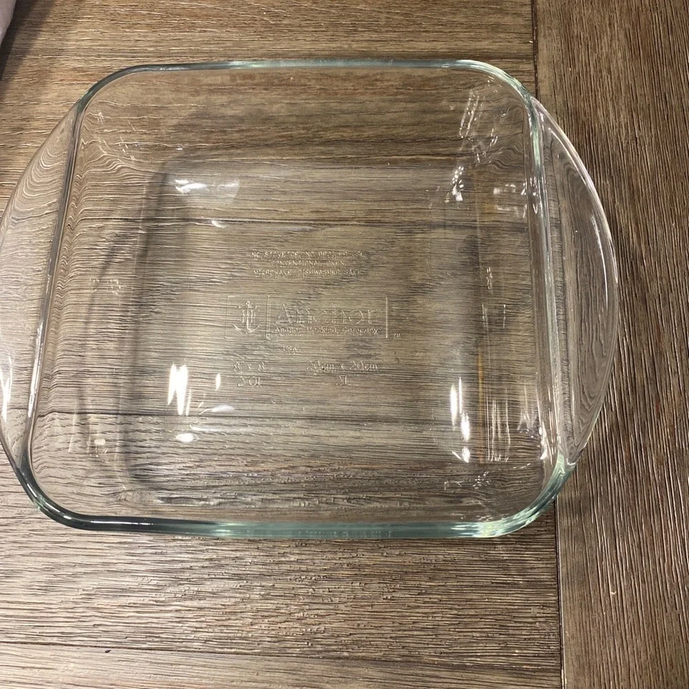 Anchor Hocking Glass Casserole Baking Dish 8